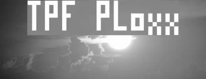 TPF Ploxx フォント examples