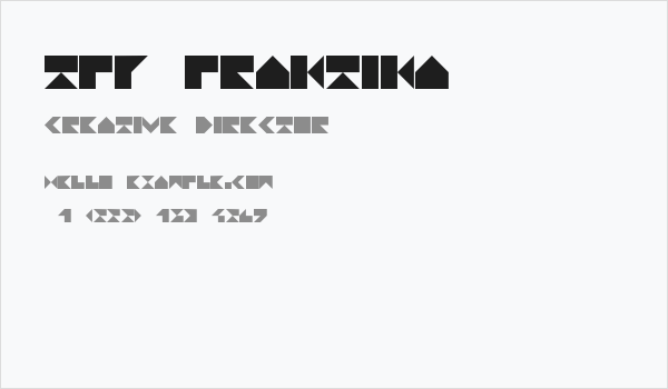 TPF Praktika Business Card