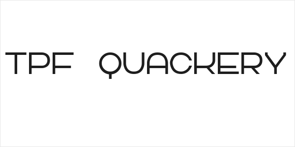 TPF Quackery Logo