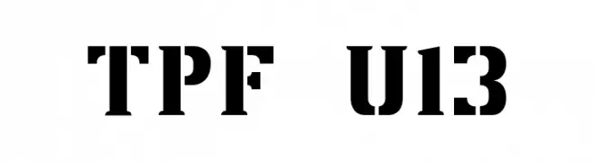 TPF U13  Frei Schriftart Herunterladen