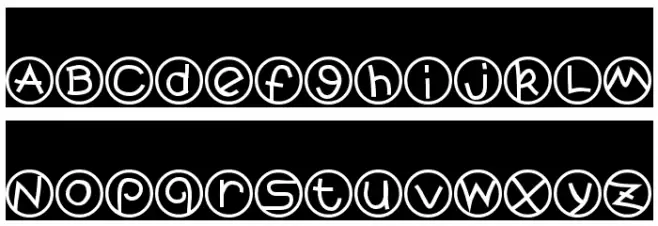 TPF Vacuous Negative Шрифта строчной