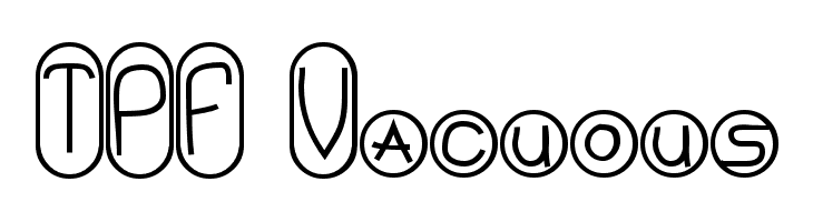 TPF Vacuous  Fuentes Gratis Descargar