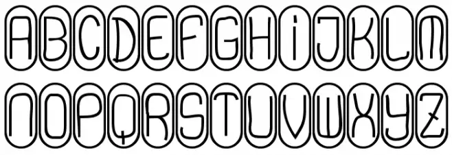TPF Vacuous Schriftart Groß