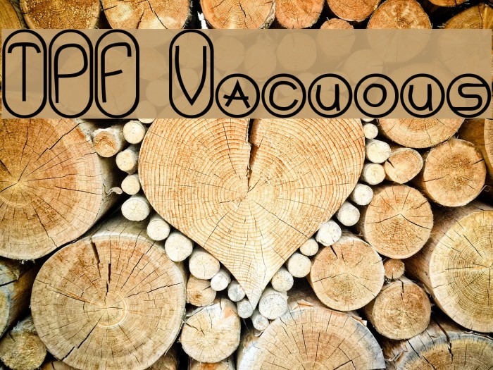 TPF Vacuous Font examples