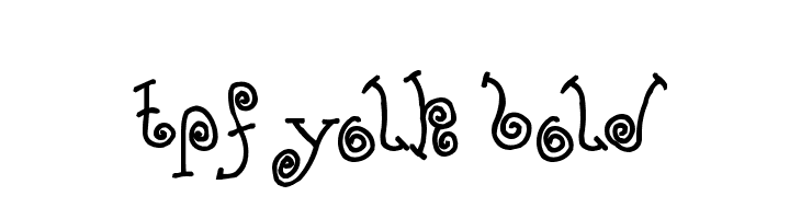 TPF Yolk Bold  नि: शुल्क फ़ॉन्ट्स डाउनलोड