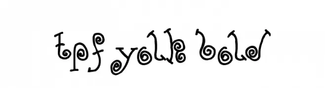 TPF Yolk Bold  नि: शुल्क फ़ॉन्ट्स डाउनलोड