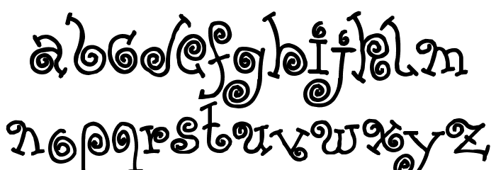 TPF Yolk Bold Font LOWERCASE