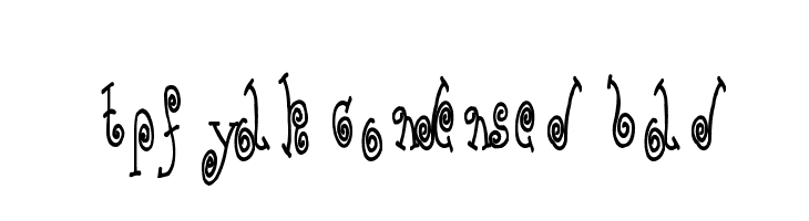 TPF Yolk Condensed Bold  Free Fonts Download