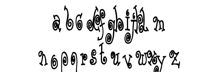 TPF Yolk Condensed Bold Font LOWERCASE