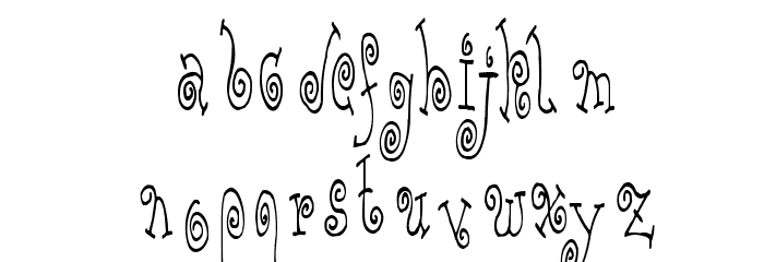 TPF Yolk Light Font LOWERCASE
