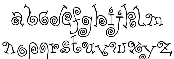 TPF Yolk Font LOWERCASE