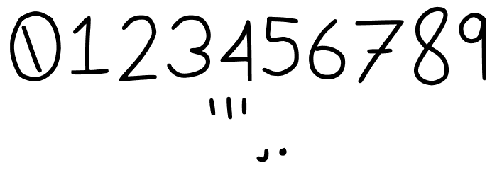 Tpage Regular Font OTHER CHARS