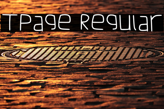 Tpage Regular Example 2