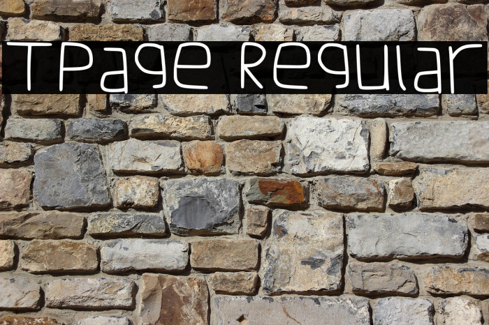 Tpage Regular Example 3