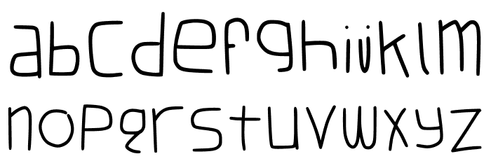 Tpage Regular Font LOWERCASE