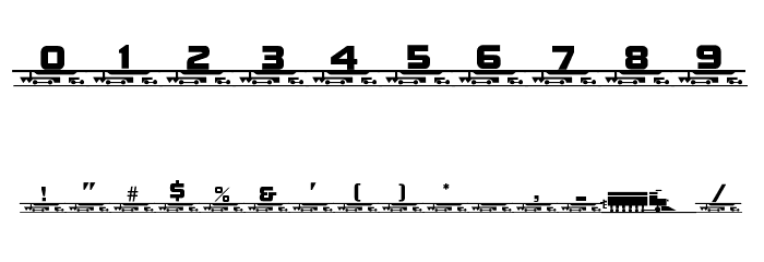 TQF_WordTrain Font OTHER CHARS