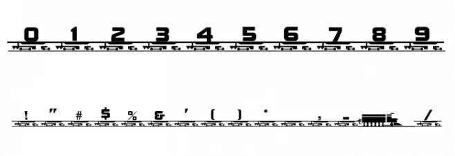 TQF_WordTrain Font OTHER CHARS