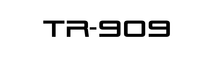 TR-909 Font