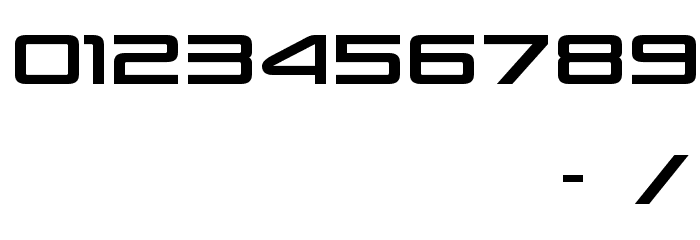 TR-909 Font OTHER CHARS
