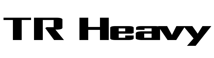 TR Heavy  font caratteri gratis