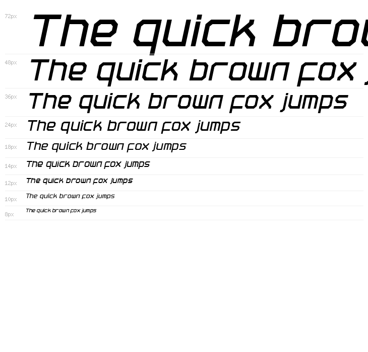 TRACEROUTE Italic Waterfall