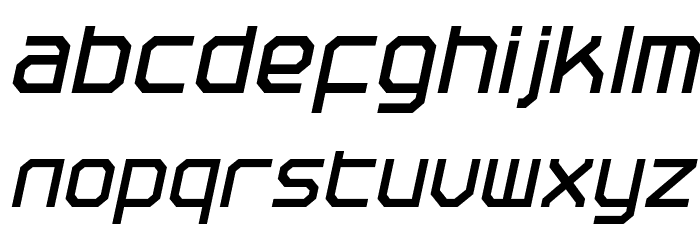 TRACEROUTE Italic Font LOWERCASE