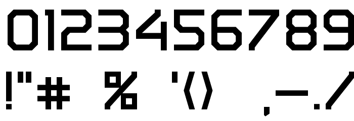 TRACEROUTE Font OTHER CHARS