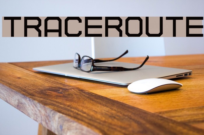 TRACEROUTE Font examples