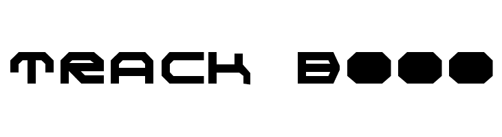 TRACK Bold Font