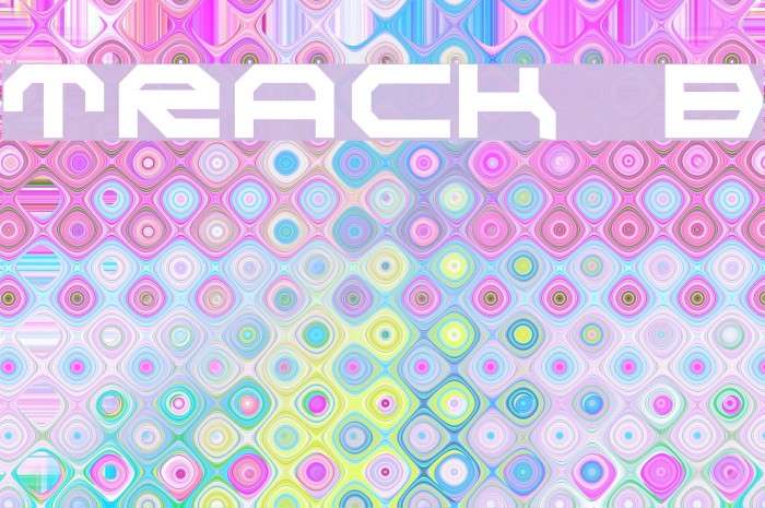 TRACK Bold Font examples