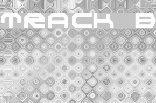 TRACK  Bold Font examples