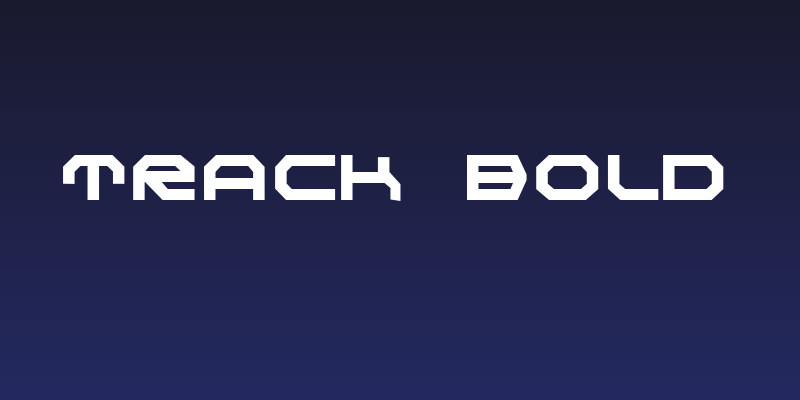 TRACK  Bold Social Header