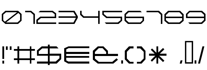 TRACK Normal Font OTHER CHARS