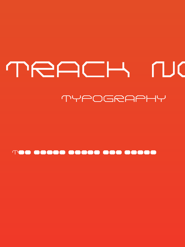 TRACK  Normal Poster