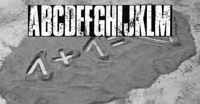 TRAFFIC PERSONAL USE  Font examples