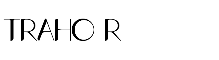 TRAHO2 Regular  Frei Schriftart Herunterladen