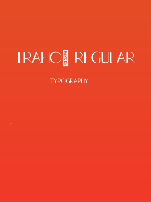 TRAHO2 Regular Poster