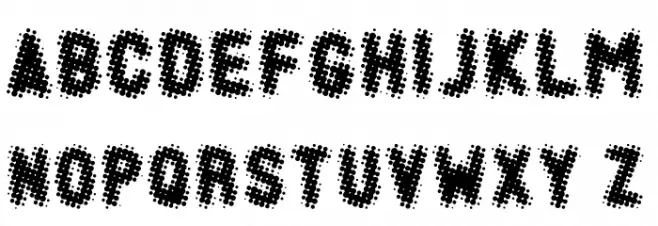 TRAMA フォント 大文字