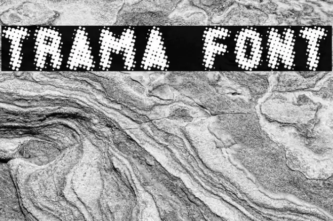 TRAMA Schriftart examples