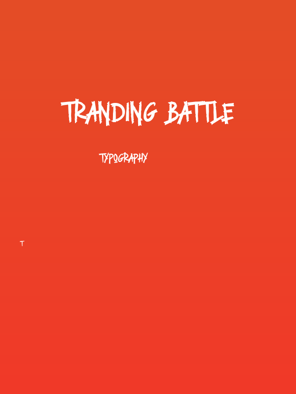 TRANDING BATTLE Poster