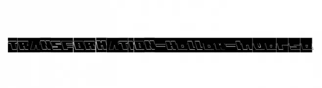 TRANSFORMATION-Hollow-Inverse  les polices de caractères gratuit tlcharger
