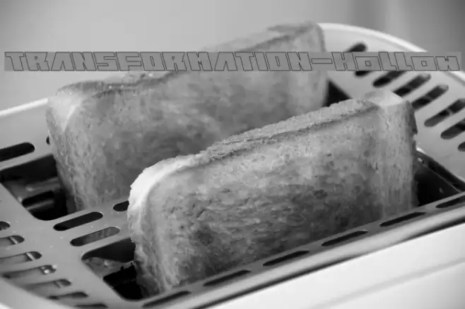 TRANSFORMATION-Hollow Font examples