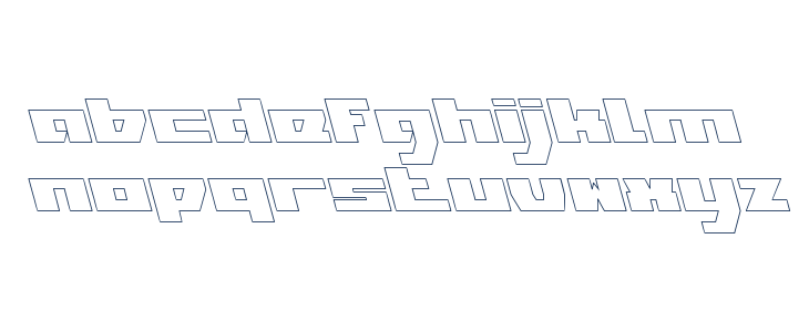 TRANSFORMATION-Hollow Lowercase