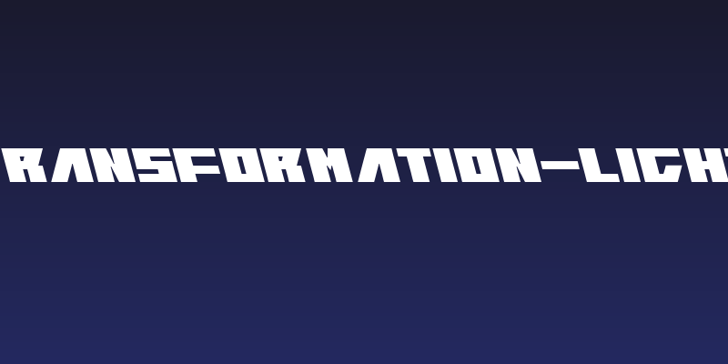 TRANSFORMATION-Light Social Header