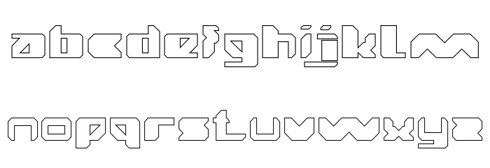 TRANSLATION-Hollow Font LOWERCASE