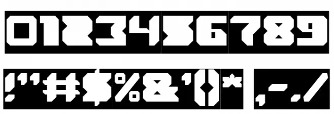 TRANSLATION-Inverse Font OTHER CHARS