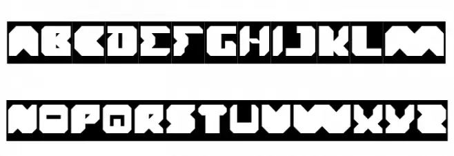 TRANSLATION-Inverse Schriftart Groß