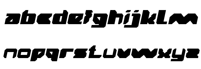 TRANSLATION Italic Font LOWERCASE