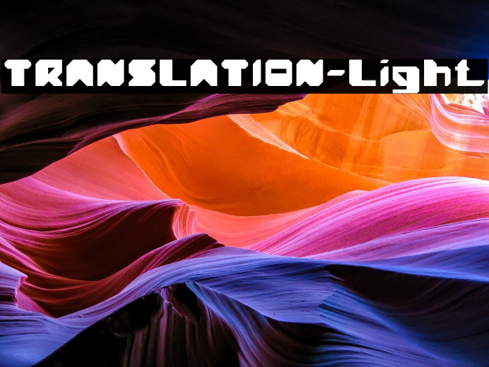 TRANSLATION-Light Example 1