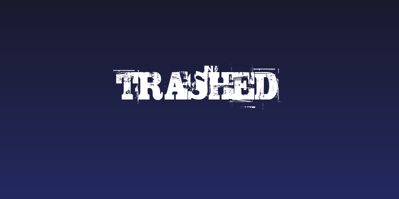 TRASHED Social Header